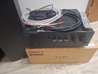 Stĺpové Q-Acoustic 3050 + zosilňovač Yamaha A-S301 - 3
