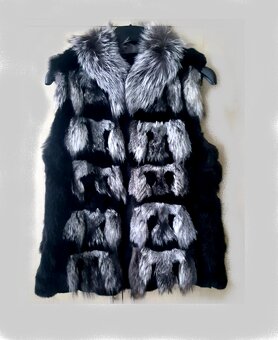 Nová kožušinová vesta v.L- s visačkou, PC 350€ - 3