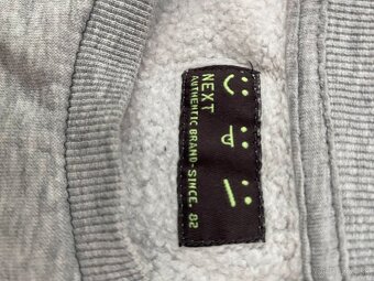 Mikina 128cm sivá - 3