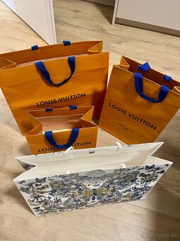 Papierové tašky 3ks Louis Vuitton a 1ks Dior - 3