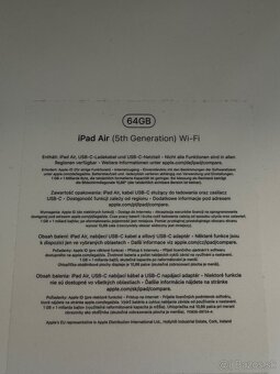 Apple iPad Air 5 gen. M1 WIFI space grey 64GB - 3