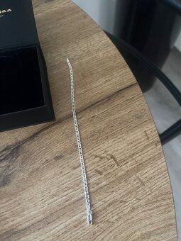 Strieborný náramok 18cm - 3