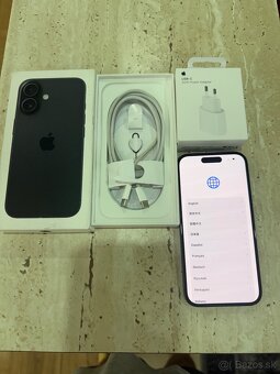 Iphone 16 pamäť 128 GB nový záruka+ nabíjačka - 3
