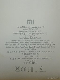 osobná váha Xiaomi Mi Body Composition Scale 2 - 3