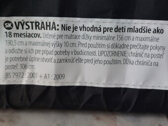 Detské zábrany na posteľ 2 ks - 3