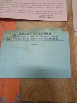 Papier Maďar.kralovska pošta.tiskopis - 3