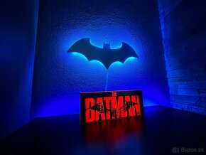 Batman LED zrkadlo dekoracia + Paladon obdĺžnikové svetlo - 3