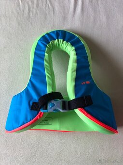 Plavecká vesta SWIMVEST+ zeleno-modrá 25-35kg - 3