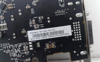 PREDANÉ - Predám grafickú kartu MSI Radeon RX 460 4GB - 3