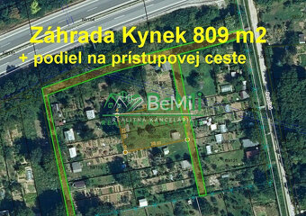 Záhrada 809 m2 Nitra - Kynek ID 466-14-MIGa - 3