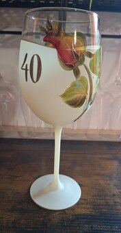 Pohár na stopke k 40 tke - 3