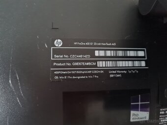 HP ProOne 400 G1 nedotykový AiO - 3