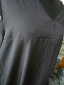 Spoločenské čierne šaty 2XL - 3