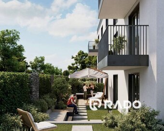 RADO | GreenResidence 2-izbový byt 54,51m2 + predzáhradka | - 3