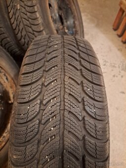 4 zimné gumy na diskoch na Peugeot 206 - 3