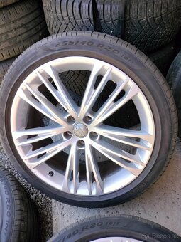 4ks alu disky orig. Audi 5x112 R20 pneu 255/45 r20 - 3