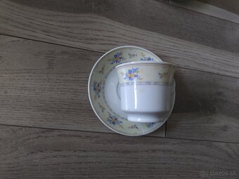 Retro sady na kavu - 6 tanierikov a 6 salok - 3