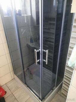 Sprchovy kut 100x80 cierny - 3
