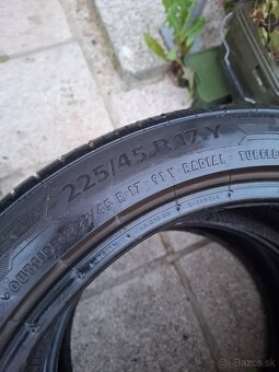 Letné pneumatiky - 2ks - 225/45 R17, zn. Barum Bravuris 5 HM - 3