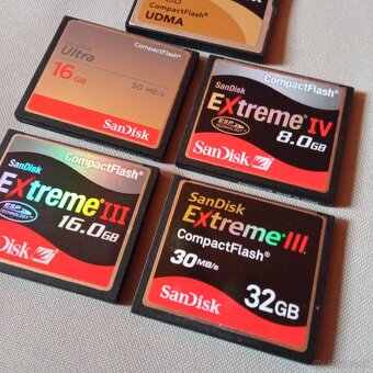 CompactFlash pamäťové karty SanDisk - 3