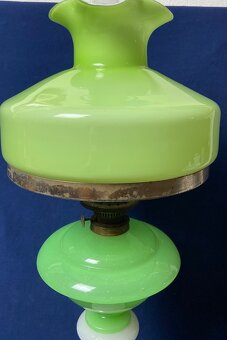 Stara stolná petrolejová lampa s cylindrom V 65 cm - 3