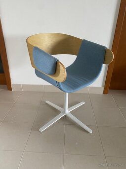 Moderná otočná stolička (sada 4 stoličiek) - 3