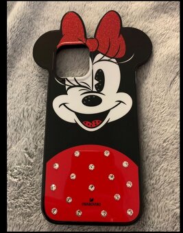 Disney Swarovski Minnie Mouse iPhone 12 Pro Max Case Kryt - 3