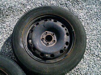 2 ks pneu 185/65R15 na diskoch rozteč 5x100 - 3