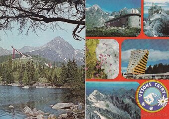 Vysoké Tatry - farebné pohľadnice VF - 3