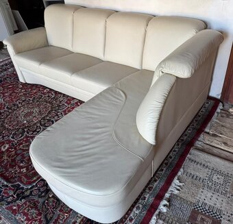 Kožená rohová sedačka, 5249 - 3