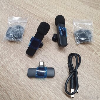 Bezdrôtový klopový mikrofón s USB-C model K60 - 3
