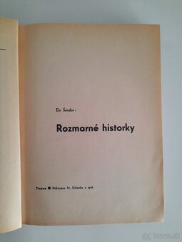 Elo Šándor - Rozmarné historky (1935) - 3