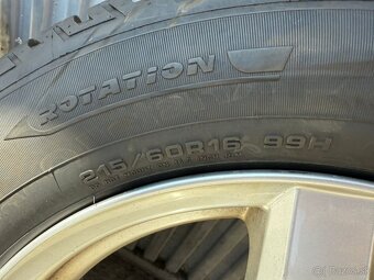 16" Elektrony 5x112 so zimnymi pneumatikami 215/60 R16 - 3