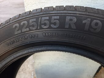 225/55 r19 letné pneumatiky na SUV 7,5mm - 3