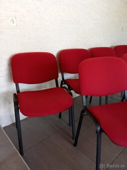Stoličky červené - 3