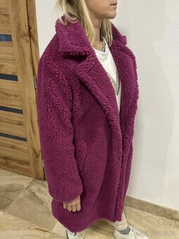 Dámsky TEDDY KABATIK PINK - 3