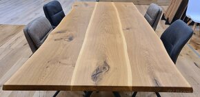 XXL Exkluzívny masívny drvený stôl 240x100cm - 3