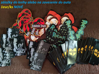 Záložky do knihy, Micro SD karta Samsung, USB kľúč SanDisk - 3