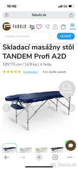 Masážny stôl Tandem Profi A2D - 3