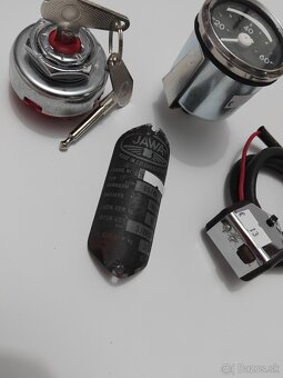 Jawa pionier : Tachometer, Štítok BABETTA VIPÍNAČ,SPÍNAČKA - 3