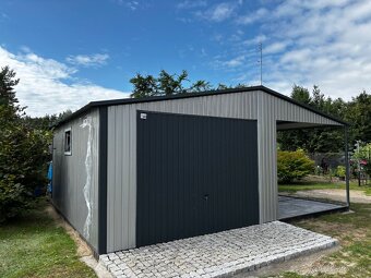 GARÁŽ SO SEDLOVOU STRECHOU 7×5 m – GARÁŽ + PRÍSTREŠOK - 3
