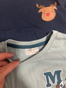 Detské tričká s dlhým rukávom, veľkosť 92 a 86, super stab - 3