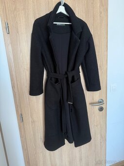 100% vlneny dlhy kabat s podsivkou - 3