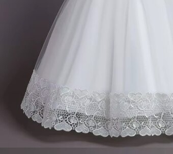 Šaty s kvetom prijímanie svadba oslava rôzne veľkosti - 3