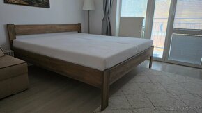 Masívna manželská posteľ 180x200 +rošty - 3