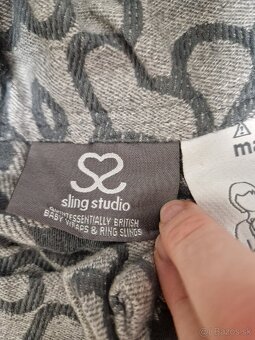 Ring sling šatka na nosenie detí. - 3