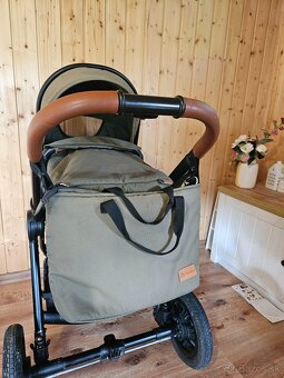 Kočík 2v1 Petite&mars GRAND II olive - 3