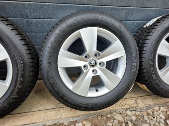 Nová Zimná Sada Škoda Orion 215/60 R16 DUNLOP - 3