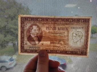 500 Kčs, 1945, seria CA, Československo - 3