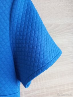 Dámske krátke modré spoločenské šaty xl - 3
